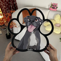 Personalized Cartoon Photo Paw Photo Frame Cute Gift For Pet Lovers