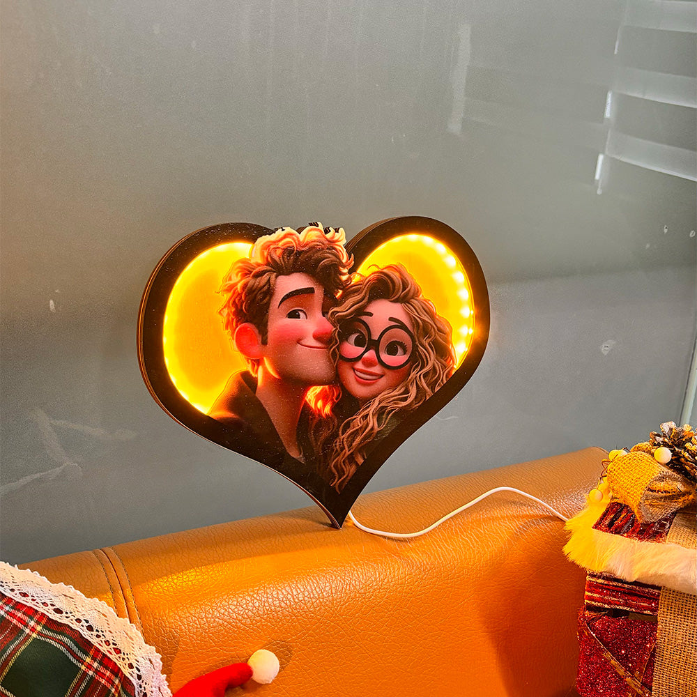 LED Heart Shape Photo Frame