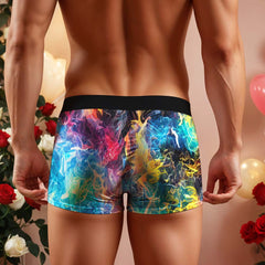 Custom Men's Boxers Personalized Girlfriend Photo Boxer Briefs Valentine's Gift