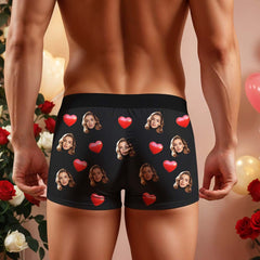 Custom Men's Boxers Personalized Face amd Name Boxers Briefs-You Can Expect A Few Inches Tonight