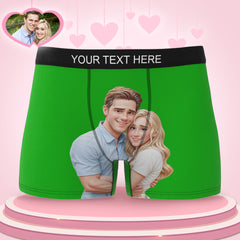 Custom Men's Boxer Personalized Cartoon Style 3D Photo Boxer Briefs for Boyfriend